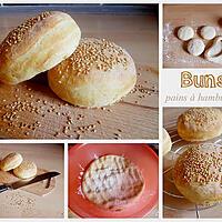 recette Buns (petits pains à hamburger)