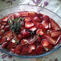 recette salade de fraises au thym et badiane