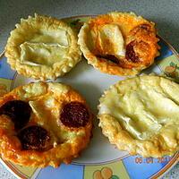 recette Tartelettes de camembert et chorizo