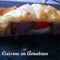 recette Friand au poivron et saucisse de Toulouse