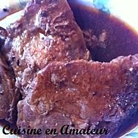 recette Côte de porc sauce barbecue en papillote