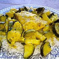 recette Cabillaud au citron vert et curry de Madras