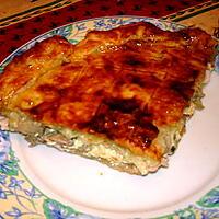 recette Tourte fine au jambon,comté et champignons