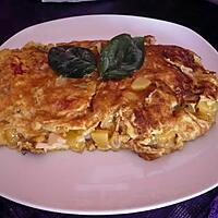 recette Omelette blancs de volaille/Ps de terre