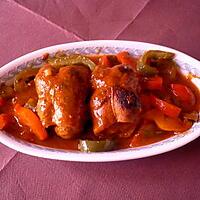 recette Paupiettes de veau Arlequin