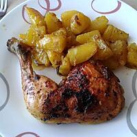 recette Cuisses de poulet et pommes de terre au curry