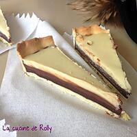 recette Tarte aux trois chocolats