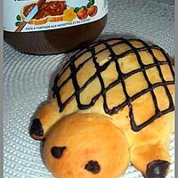 recette TORTUES BRIOCHÉES AU COEUR FONDANT NUTELLA