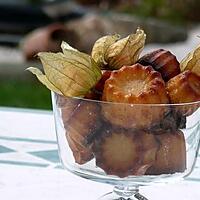 recette cannelés et physalis