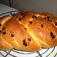 recette brioche tressée sans sucre saveur vanille et pepite