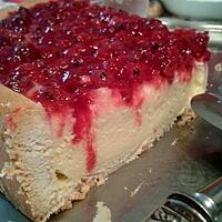 recette Cheesecake aux groseilles