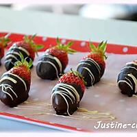 recette Fraise au chocolat