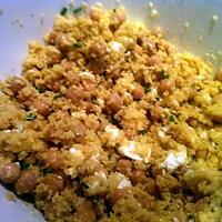 recette Couscous au Curry, Pois Chiches et Feta