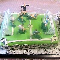 recette Gâteau anniversaire foot.