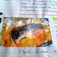 recette saumon en papillote des iles