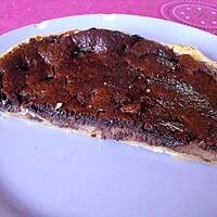 recette TARTE POIRES CHOCOLAT