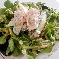 recette Salade avocat et surimi, aux accents des îles