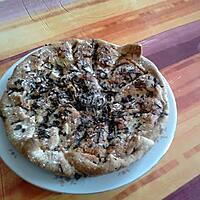 recette Tarte aux poires et chocolat