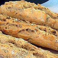 recette Baguettes magiques sans pétrissage!