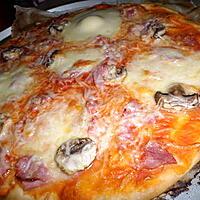 recette Pizza au jambon fromage