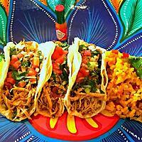 recette Tacos de poulet et Riz Mexicain
