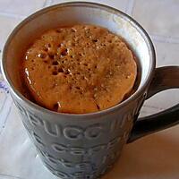 recette Mug cake au chocolat noir