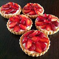 recette Tartelettes aux fraises.