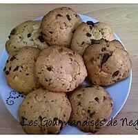 recette Cookies aux deux chocolats