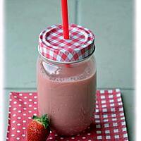 recette Smoothie Pomme/Fraise