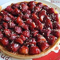 recette Tarte aux fraises & crème d’amande