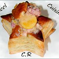 recette Bouchée à la reine étoilée à la volaille De Cathy.R