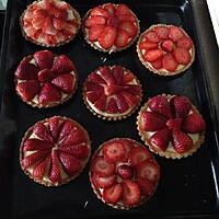 recette Tartelettes aux fraises