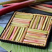 recette Tarte à la rhubarbe