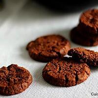 recette Sablés au chocolat à la fleur de sel