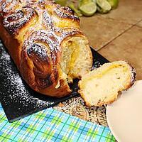 recette Brioche Chelsea au Lime Curd