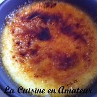 recette Crème brûlée