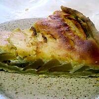 recette Tarte aux pommes. ricotta. noisettes.