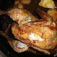 recette POULET FARCI AUX AMANDES