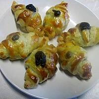 recette Mini petits croissants aux anchois.