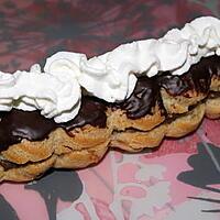 recette Choux et éclairs au chocolat et chantilly