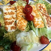 recette salade au fromage '' halloumi ''