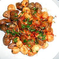 recette GNOCCHI  AUX  VONGOLE