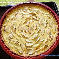 recette TARTE AUX POMMES À L’ALSACIENNE