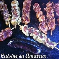 recette Brochettes d'agneau au curry