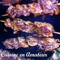 recette Brochettes d'agneau au paprika