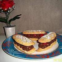 recette éclaire biscuité choco-cerise à ma façcon