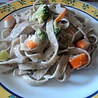 recette Tagliatelles au surimi et Brocolis