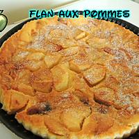 recette flan aux pommes