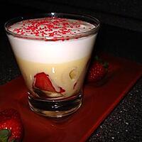 recette Trifle banane-fraise