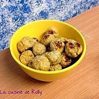 recette Boulettes de poulet au sésame